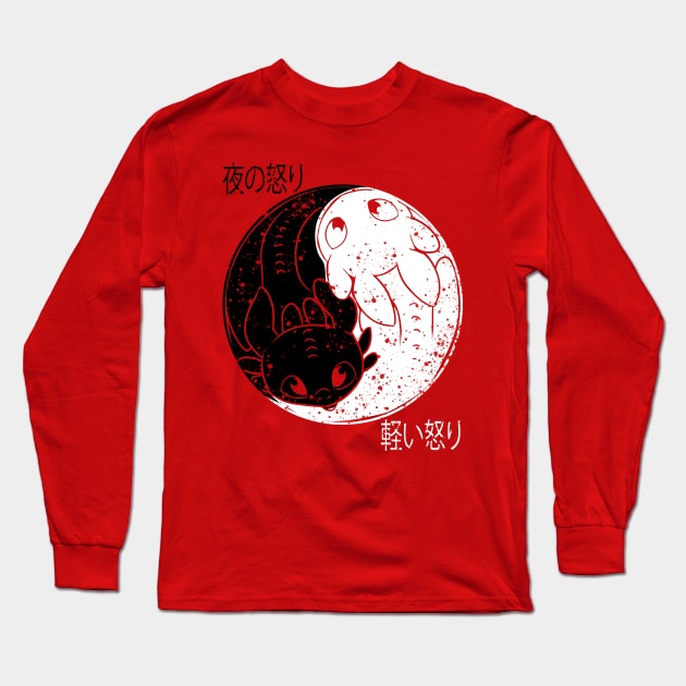 light and night fury Long Sleeve T-Shirt by peekxel